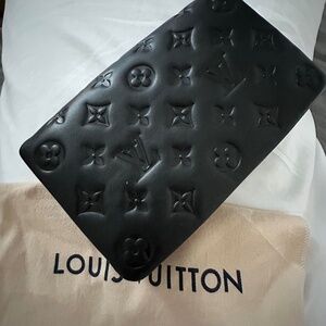 Louis Vuitton Coussin Pochette Monogram Embossed Lambskin